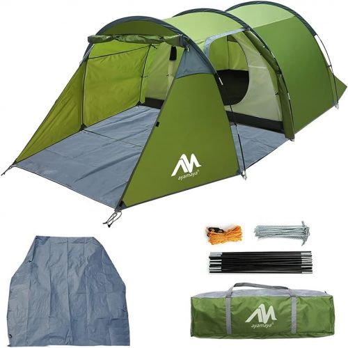  AYAMAYA Camping Tunnel Tent and 2 Person Backpacking Tent