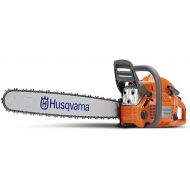 Husqvarna 460 Rancher Gas Powered Chainsaw, 60.3-cc 3.6-HP, 2-Cycle X-Torq Engine, 24 Inch Chainsaw with Automatic Adjustable Oil Pump, For Wood Cutting, Tree Trimming and Land Clearing