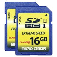 INLAND Micro Center 16GB Class 10 SDHC Flash Memory Card SD Card (2 Pack)