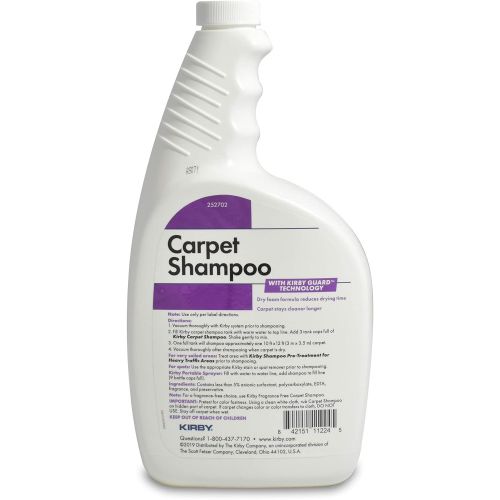  [아마존베스트]Original KIRBY Allergy Carpet Shampoo 0,946 ml (252702)