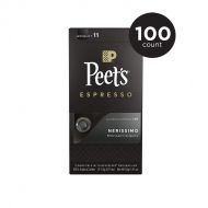 Peets Coffee Espresso Capsules Nerissimo Intensity 11 (100 Count) Compatible with Nespresso Original...