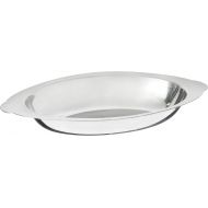 Winco Stainless Steel Oval Au Gratin Dish, 8-Ounce