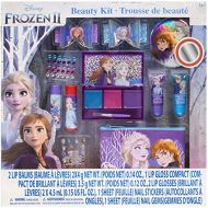 Disney Frozen Townley Girl Super Sparkly Cosmetic Beauty Makeup Set For Girls with Clips, Press On Nail, Lip Gloss, Nail Stickers, Lip Balm, Nail Gems and Mirror For Parties, Sle