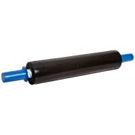 Goodwrappers BO120208 Linear Low Density Polyethylene Black Opaque Cast Hand Stretch Wrap with UVI additive, Built-In Dispenser and Hand Brakes, 800 Length x 20 Width x 120 Gauge T