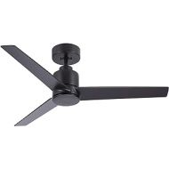 Emerson Kathy Ireland Home Arlo Outdoor Ceiling Fan with Remote Control, 44 Inch Modern Metal Fixture, Wet Rated with Weather-Resistant Blades Semi Flush Downrod Mount Light Kit Adaptable,