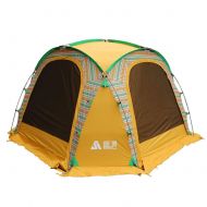 ZCY Outdoor Camping Tent for 4-6 Person, Frame Dome Tents Sunscreen for Travel Huiking and Family Festival Teepee