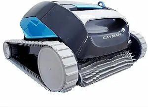 Dolphin Cayman Automatic Robotic Pool Cleaner (2024 Model) ? Programmable Weekly Timer, Wall Climbing, Massive Top-Load Filter Bin, HyperBrush ? for In-Ground & Above Ground Swimming Pools up to 33ft