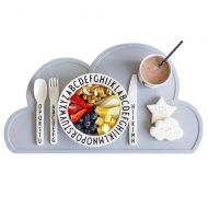 Kids Placemat - ShineMore Kids Silicone Cloud Placemat Slip Resistant Baby Infant Plate Table Mat...