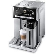 De’Longhi DeLonghi PrimaDonna Exclusive ESAM 6900 Automatic Coffee Machine, 1350 Watt, 11.7 cm Thin-Film-Transistor (TFT) Colour Display, Built-In Milk System, Cocoa/ Drinking Chocolate Func