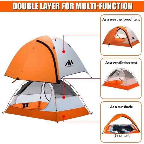  AYAMAYA Camping Tents for 6-8 Person and Backpacking Tent