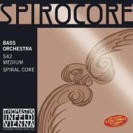 Thomastik-Infeld 3885.7 Spirocore Double Bass Low B String, 3/4 Size, Steel Core Chrome Wound