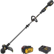 Cat DG210 18V Brushless 13” String Trimmer Cordless with Dual Line Bump Feed, Edger with Anti-Vibration Design, Easy Storage Weed Trimmer - Battery & Charger Included
