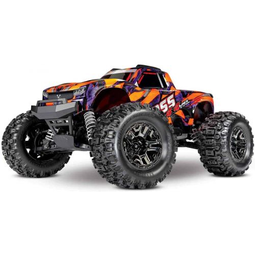 트랙사스 Traxxas 90076-4-ORNG Hoss 4X4 VXL: 1/10 Scale Monster Truck