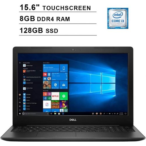 델 2020 Dell Inspiron 3000 15.6 Inch Touchscreen Laptop (8th Gen Intel Dual-Core i3-8145U up to 3.9GHz, 8GB DDR4 RAM, 128GB SSD, Intel UHD 620, WiFi, Bluetooth, HDMI, Windows 10)