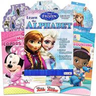 Disney Workbook Set Disney Activity Books 3 Disney Educational Workbooks Featuring Disney Frozen, Minnie Mouse, and Doc McStuffin with Frozen Stickers (Alphabet, Counting, Color