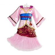 Disney DISNEY STORE PRINCESS MULAN KIMONO COSTUME DRESS GIRLS PINK - 2016 (5/6)