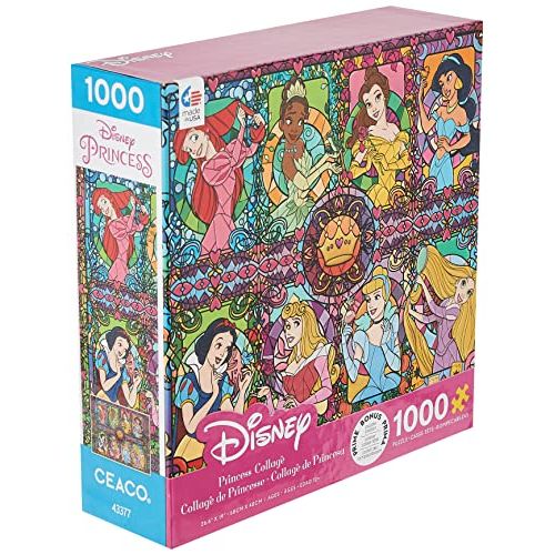  Ceaco Disney Fine Art Princess Collage Jigsaw Puzzle, 1000 Pieces Multi colored, 5