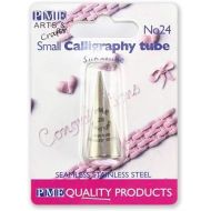 PME 24 Seamless Stainless Steel Small Calligraphy Supatube, Standard, Silver