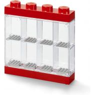 LEGO Red Mini Figia Display Case / 8 Bright