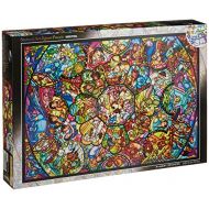 Tenyo Disney Stained Art Jigsaw Puzzle[1000P] All Stars Stained Glass (DS 1000 764)