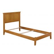 Atlantic Furniture AR8621037 Madison Bed Twin Caramel