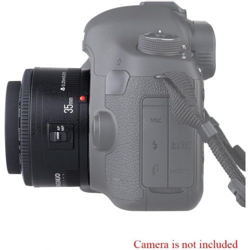 [아마존베스트]YONGNUO YN35mm F2 Lens 1:2 AF/MF Wide-Angle Fixed/Prime Auto Focus Lens Compatible with Canon EF Mount EOS Camera