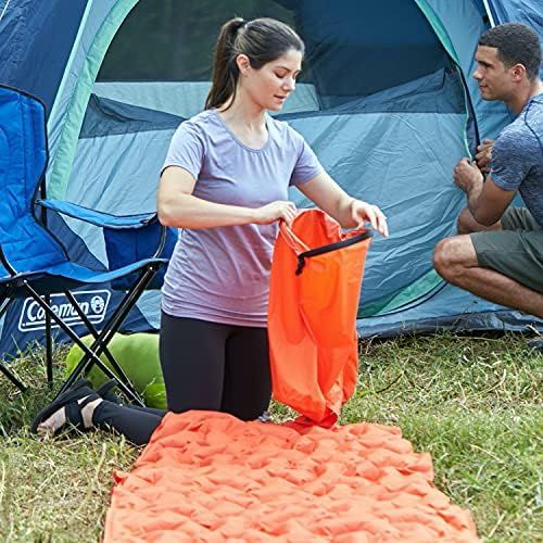 콜맨 Coleman Sleeping Pad Kompact Premium Inflatable Camp Pad