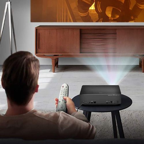  LG HU70LAB 4K UHD Smart Home Theater CineBeam Projector with Alexa Built-in, LG ThinQ AI, Google Assistant, and LG webOS Lite Smart TV (Netflix, and VUDU), Black