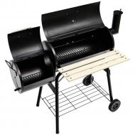 KM Mart Stove Steel BBQ Grill Charcoal Barbecue Pit Patio Backyard Meat Cooker Camping Dining Outdoor Smoker