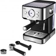Gevi Espresso Machine 15 Bar Coffee Machine with Foaming Milk Frother Wand for Espresso, Cappuccino, Latte and Mocha, Steam Espresso Maker For Home Barista, Adjustable Milk Frothin