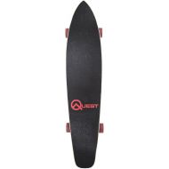 Quest QT-NSC44C The Super Cruiser The Original Artisan Bamboo and Maple 44 Longboard Skateboard,Black
