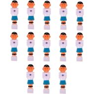 Suzo Happ Set of 26 Blue and Red Foosball Men with Rounded Feet