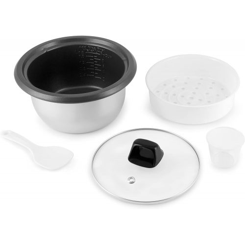  [아마존베스트]Aroma Housewares ARC-360-NGP 20-Cup Pot-Style Rice Cooker & Food Steamer, White