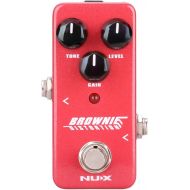 NUX Mini Core Brownie Distortion Guitar Effects Pedal Classical British Rock Tone True Bypass