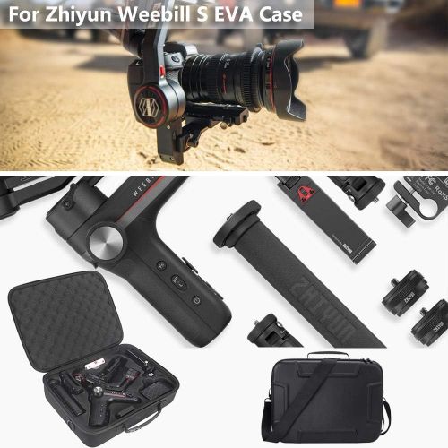 자라 Zaracle Portable Storage Bag Carrying Case Cover Protect Pouch Bag Travelling Case for Zhiyun WEEBILL S Gimbal Stabilizer/Zhiyun WEEBILL LAB 3-axis Handheld Gimbal Stabilizer