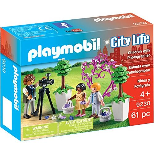 플레이모빌 PLAYMOBIL Children with Photographer Building Figure