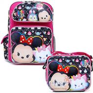 Disney Tsum Tsum 16 inches Girls Backpack & Lunch Box NEW Licensed