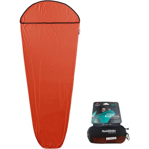  Naturehike Sleeping Bag Liner Ultra-high Elastic Lightweight & Portable Mummy Travel Adults Sleeping Sack for Camping, Backpacking, Hiking, Hotel, Hostels - Comfy & Easy Care with