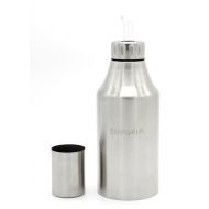Emporia Eco-Friendly Stainless Steel Oil and Vinegar Dispenser - Elegant and Functional, with Anti-Drip and Leak Proof Design. (1 Liter)