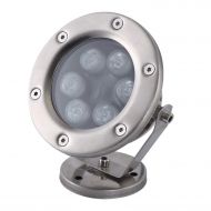 Semdisan 6w 12V Underwater LED Swimming Pool Light Flood lamp Spot Lights IP68 Waterproof（RBG）