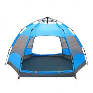 ZCY Camping Tent, Outdoor Waterproof 3-4 People Automatic Hexagon Patio Big Space Tent Perfect for Camping and Festivals