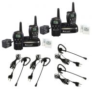 Motorola Midland LXT500VP3 22-Channel GMRS Consumer Radio Kit with 2 pairs Two-way Radios and 2 pair Headsets