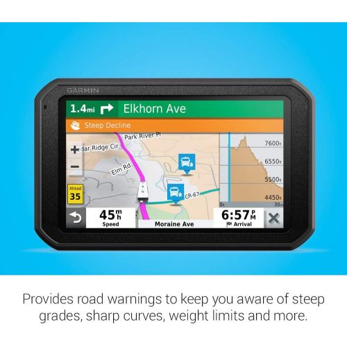가민 [아마존베스트]Garmin RV 785 & Traffic, Advanced GPS Navigator for RVs with Built-in Dash Cam, High-res 7 Touch Display, Voice-Activated Navigation