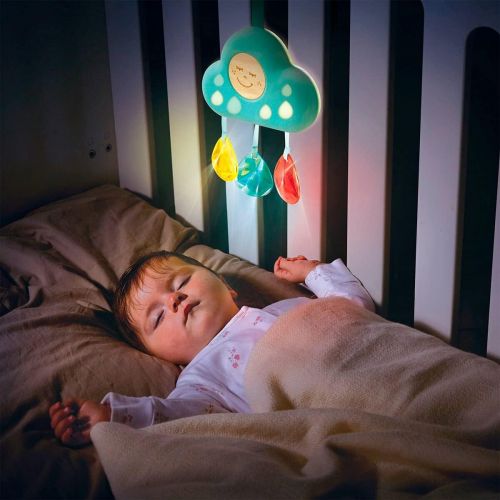  Hape Baby Crib Mobile Toy with Lights & Relaxing Songs 10 Types of Soothing Sleep Sound for Crib Mobile Adjustable Night Light for Baby from Birth and Up