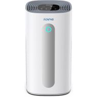 RENPHO Air Purifier for Large Room up to 1210 sq.ft, PM2.5 Air Quality Monitor with Auto Mode, Child Lock, H13 True HEPA Filter Cleaner for 99.97% Allergies Smoke Dust Pollen Pet H