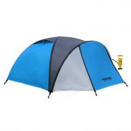 Odoland MOOSE OUTDOORS Inflatable Tent, Comes with Air Pump and Fast Set Up in 3 Minutes, Family Camping Tent with Air Flow Vents, Waterproot, Windproof and Sewn-in Groundsheet