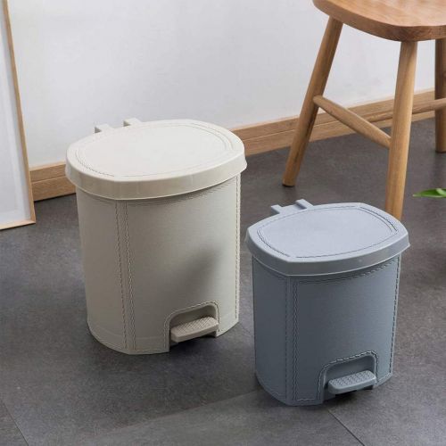  SuoANI Kitchen Rubbish Bin Dust Bins with Lid Pedal Bin Bathroom Rubbish Bin Simple Human Bins Square Bin Home in Style