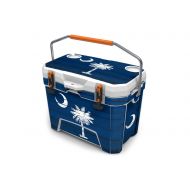 USATuff Wrap (Cooler Not Included) - Full Kit Fits Ozark Trail 26QT Old Mold Only - Protective Custom Vinyl Decal - South Carolina Flag Wood