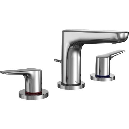  TOTO TLG03201U#CP Two Handle Widespread Bathroom Faucets, Polished Chrome
