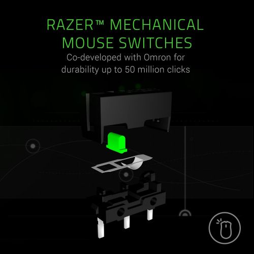 레이저 [아마존베스트]Razer Mamba Elite Wired Gaming Mouse: 16,000 DPI Optical Sensor - Chroma RGB Lighting - 9 Programmable Buttons - Mechanical Switches